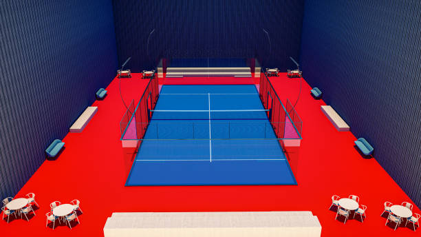 Construction court de tennis en béton poreux
